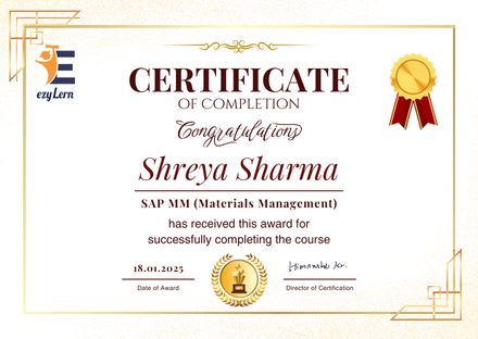 Srijan Certificate